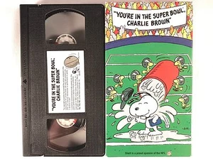 PEANUTS You're in the Super Bowl Charlie Brown Shell Oil Promo NFL (1993, VHS) - Picture 1 of 2