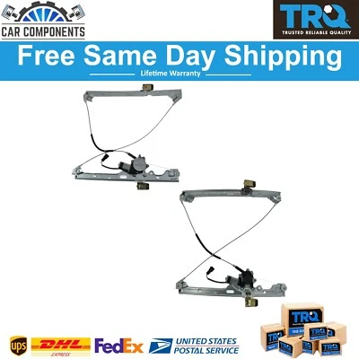 Nuevos reguladores de ventana eléctrica delanteros TRQ con motor par diestro y derecho para Chevy 2007-2014 Foto 1 de 4