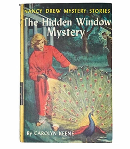 VINTAGE 25 CHAPTERS 1956 NANCY DREW THE HIDDEN WINDOW MYSTERY #34 CAROLYN KEENE - Imagen 1 de 10