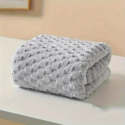 Luxo Nuvem - Toalha de banho de lã coral estampada - Ultra macia e absorvente - Imagem 1 de 4