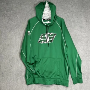 Saskatchewan Roughriders XL New Era Green Stream CFL Football Hooded Sweatshirt - Picture 1 of 9