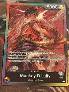 One Piece - 1x Monkey.D.Luffy - Battle Pack Vol 1 Leader Promo NM - Bild 1 von 2
