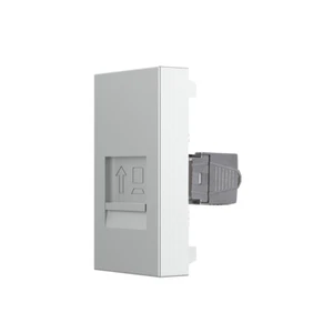 Innenleben CAT8 RJ45 Einbaubuchse Netzwerkkabel Adapter 1/2 Modul in Grau - Bild 1 von 6