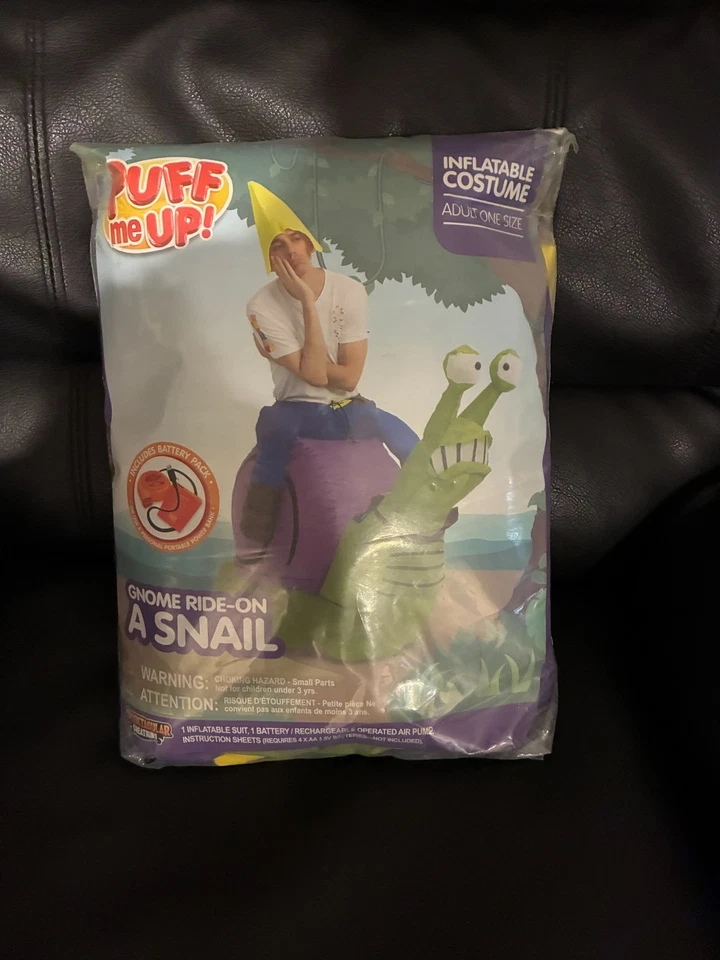 Disfraz inflable de Halloween paseo en caracol gnomo disfraz inflable $33 99 Foto 1 de 1