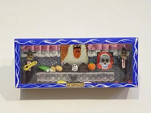 Frida Mexikanische Volkskunst Tag der Toten Schattenbox - Bild 1 von 5
