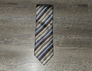 JZ BOULDER RICHARDS Herren 100 % Seide Krawatte USA Designer Streifen Mehrfarbig - Bild 1 von 6