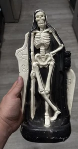 VINTAGE HALLOWEEN BLASFORM SKELETT SENSENMANN 14" ALLGEMEIN SCHAUMSTOFF KUNSTSTOFF  - Bild 1 von 4