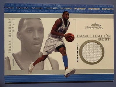 2003-04 Tracy McGrady Fleer Showcase Basketball's Best Jersey - Image 1 of 2