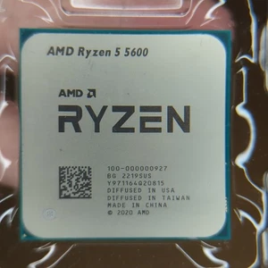 AMD Ryzen 5 5600 3,5 GHz 6-rdzeniowe 12-gwintowe gniazdo AM4 65W CPU Procesor przetestowany - Zdjęcie 1 z 2