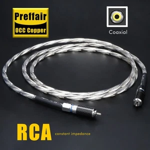 Preffair 110 Ohm BNC RCA XLR Signalkabel OCC versilbert Pro Audio Video 4K​ - Bild 1 von 44