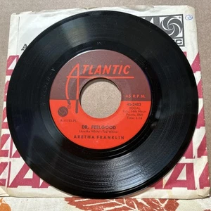 NM • ARETHA FRANKLIN “Respect /Dr Feelgood” 45 Atlantic US original press 7” - Picture 1 of 2