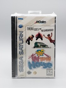 WWF In Your House Sega Saturn Brand New Sealed With Hangtab RARE WWE