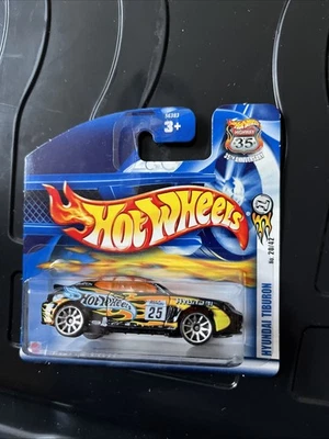 Tarjeta corta C Hot Wheels 2003-032 primeras ediciones Highway 35 Hyundai Tiburon Foto 1 de 3