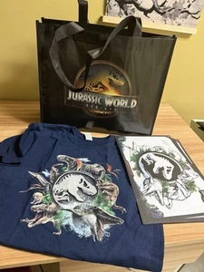 Jurassic World rebirth Promo Size 10 Kids Shirt T-shirt - Picture 1 of 2
