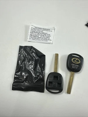 Reemplazo de carcasa de llave remota de 2 piezas para estuche de llavero Lexus SC430 LS430 3 botones 48 mm Foto 1 de 4