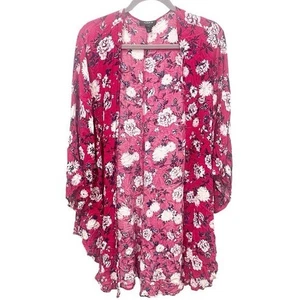Torrid Kimono Damen 3X 4X Blumenmuster vorne offen Boho Bohemian Artsy - Bild 1 von 6