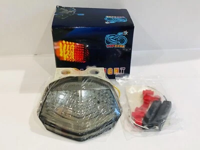 Luz trasera LED de humo integrada señal de giro para Kawasaki Ninja 250R 2008-12 Foto 1 de 2