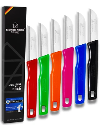 Gemüsemesser Obstmesser Set aus Solingen Schälmesser TESTSIEGER Made in Germany - Bild 1 von 4