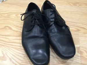 kenneth cole reaction mens dress shoes oxford black lace up black leather forma - Picture 1 of 6