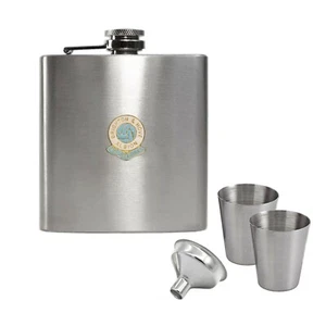 Brighton and Hove Albion football club hip flask gift set - Picture 1 of 1