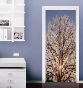 3D Baum Blumen I8338 Tür Wandaufkleber Wandbilder Wanddruck Deko Erin 2023 - Bild 1 von 11