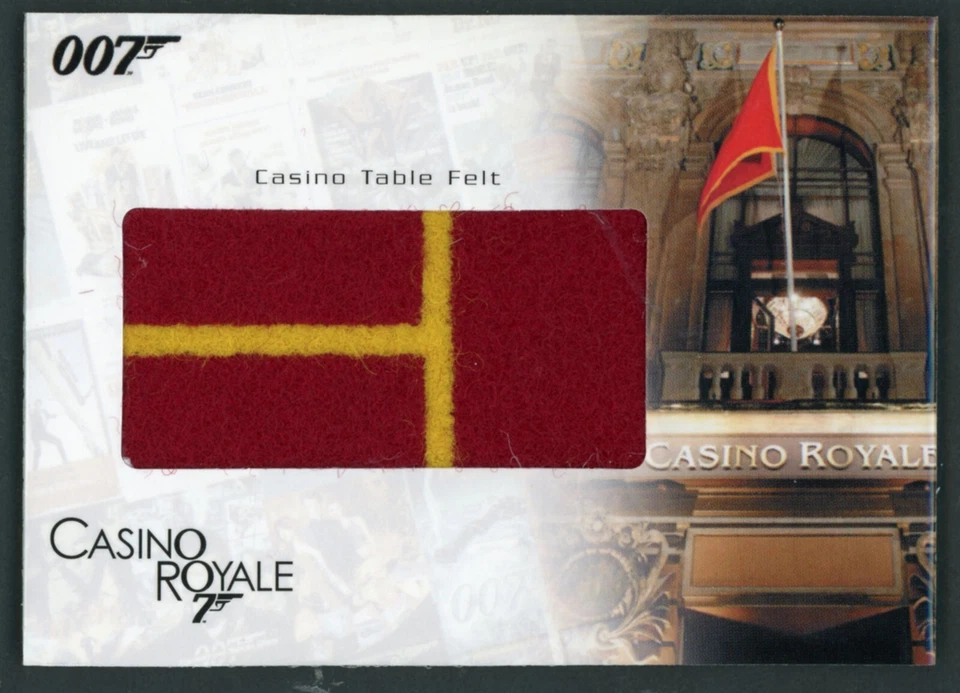 2008 James Bond In Motion RC19 Casino Table Felt Relic Card 337/400 - Image 1 of 1