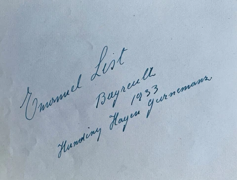 EMANUEL LIST: FAMOUS AUSTRIAN  OPERA BASS  SINGER 1888 - 1967,GENUINE AUTOGRAPH Cover