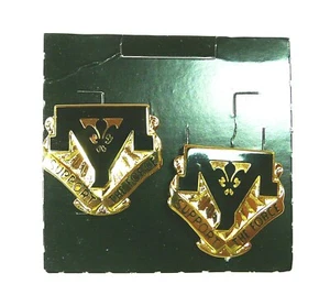Army 544th Maintenance Battalion, unit crest, DI, DUI, hallmarked G-23, set/2 - Picture 1 of 1