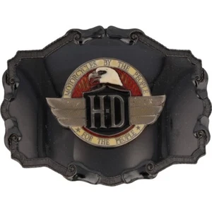 Boucle de ceinture vintage neuve Harley Davidson moto 75th Eagle logo B&S années 70 NOS - Photo 1 sur 5