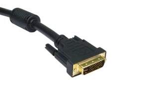 GP1018 DVI-I macho a M cable de visualización de doble enlace plomo negro 2 metros contactos dorados - Imagen 1 de 2