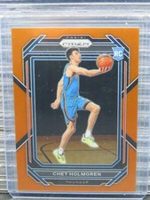 2022-23 Panini Prizm Chet Holmgren Orange Prizm Rookie RC #03/49 OKC Thunder