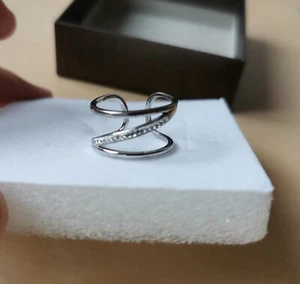 Anello Regolabile Swarovski - Argento Diamantato - Foto 1 di 6