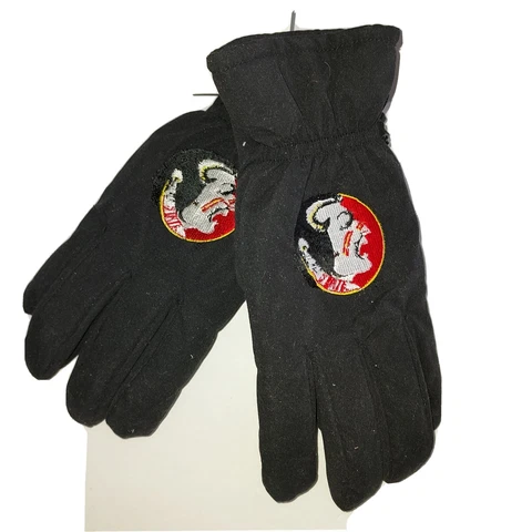 Florida  State Seminoles Ladies Fleece Gloves, Medium, Black Cover