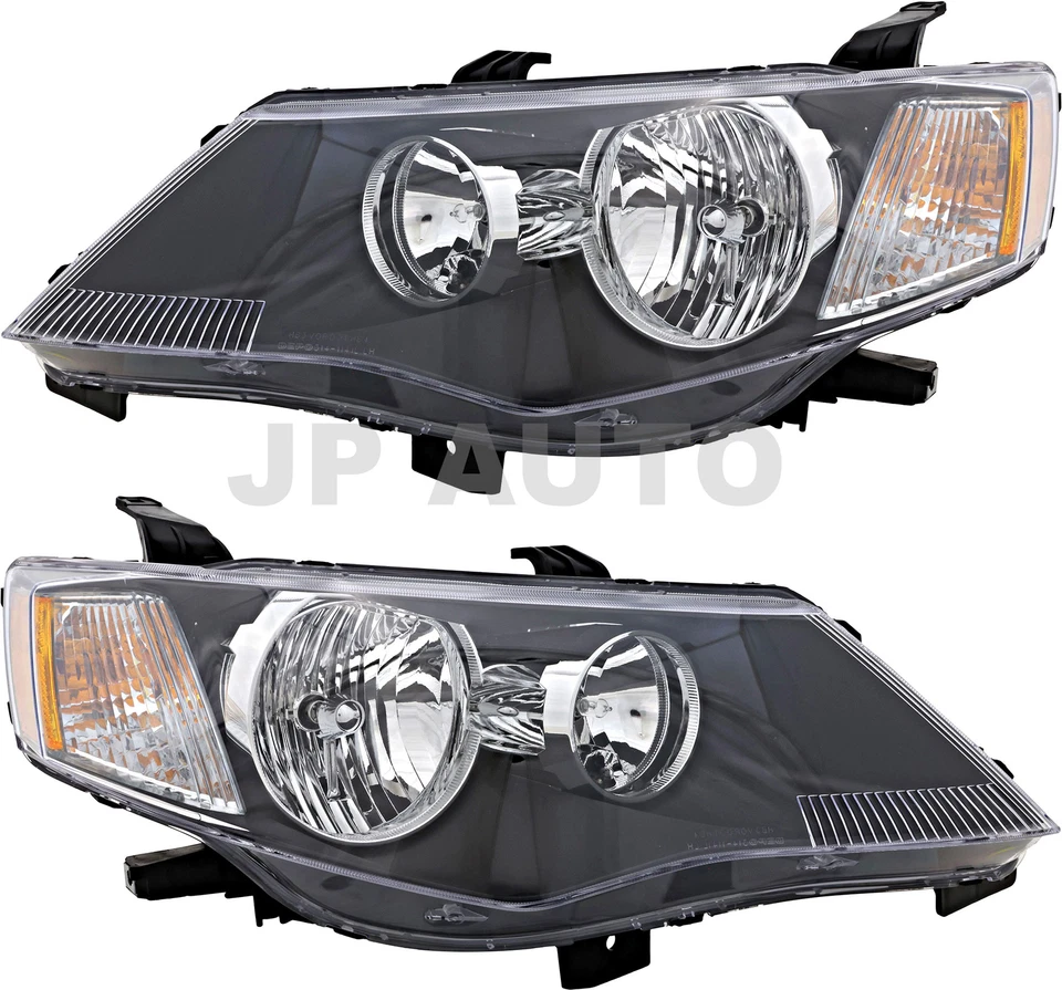 For 2007-2008 Mitsubishi Outlander Headlight Halogen Set Pair - Изображение 1 из 4