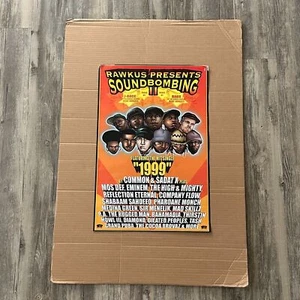 Póster promocional RAWKUS RECORDS Soundbombing 2 Hip-Hop Eminem Common Mos Def - Imagen 1 de 7