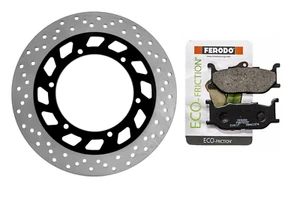 KIT DISCO FRENO ANTERIORE + PASTIGLIE FERODO YAMAHA T-MAX 500 DAL 2001 2002 2003 - Imagen 1 de 4