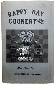 1960s 1970s SAVANNAH ELECTRIC AND POWER COMPANY REDDY KILOWATT COOKBOOK, GA - Picture 1 of 4