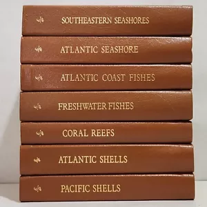 Seven Roger Tory Peterson Easton Press Field Guides Seashells Fishes Seashore - Picture 1 of 19