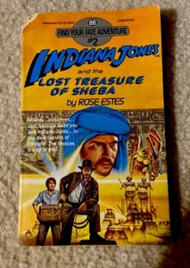 Indians Jones And The Lost Treasure Of Sheba PB Find Your Fate #2 Rose Estes 1st - Picture 1 of 5