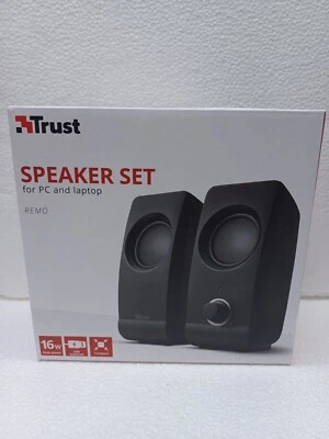 CASSE ALTOPARLANTI PER COMPUTER AMPLIFICATI TRUST MODELLO REMO 16W USB - Immagine 1 di 2