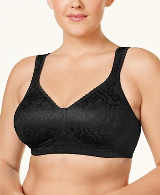 NIB! Playtex Sz 36D 18 Hour Ultimate Lift Support Wireless Bra 4745 Black - Image 1 of 4