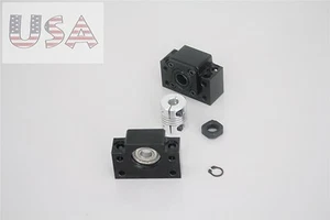 BK12 BF12 Ball Screw Supports fit for SFU1605 + BR 6.35mm x 10mm Coupler - Picture 1 of 5