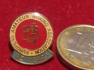 European Amateur Boxing Association 25 Years Pin Badge - Picture 1 of 1