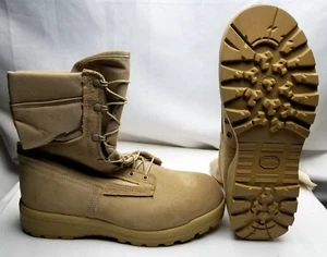 US Military Belleville Men's Hot Weather Flame Resistance Boots Military Tan NEW - Picture 1 of 5