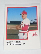 1986 PROCARDS ST. PETERSBURG CARDINALS MATT KINZER CARD