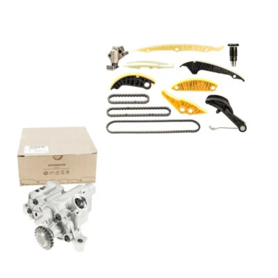 Bomba de aceite + juego de cadena para Audi A4 A5 Q7 2.0 TFSI original 06H115105FP 06H 115 105 Foto 1 de 4