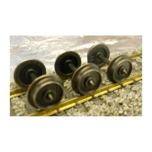 ** Trix 700580 DC Wheelset (1 x axle) 10mm Diameter 24.4mm Pointed Axle - Picture 1 of 1