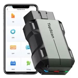 TOPDON TOPSCAN APP COCHE OBD2 dispositivo de diagnóstico coche escáner TODO EL SISTEMA TPMS ABS SAS - Imagen 1 de 11