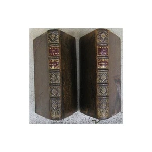 ŒUVRES DIVERSES DU Sr D** de Mr de B***en 2 tomes Éditions FRISCH et BOHM 1714 - Picture 1 of 9