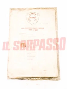 GUARNIZIONI KIT SERIE MOTORE + PIASTRINE FERMI FIAT 1100 B - E ORIGINALI - Foto 1 di 1